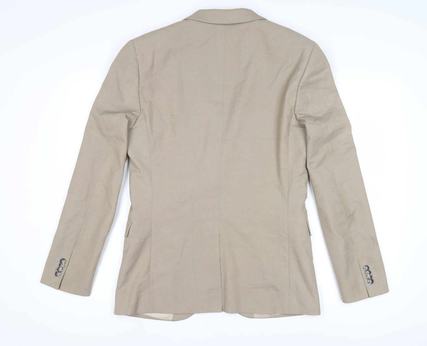 Mens UK Size 38 Topman Regular Beige Suit Jacket