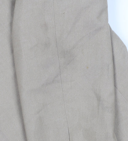 Mens UK Size 38 Topman Regular Beige Suit Jacket