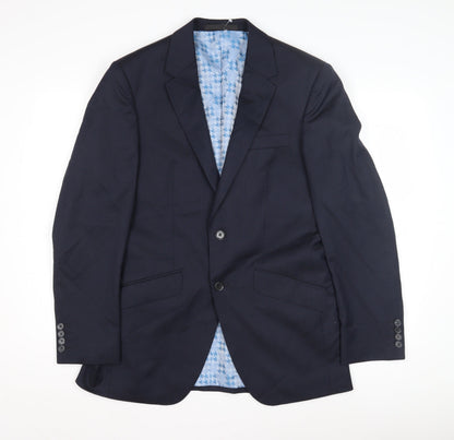 Mens UK Size 36 Marks and Spencer Regular Blue Suit Jacket