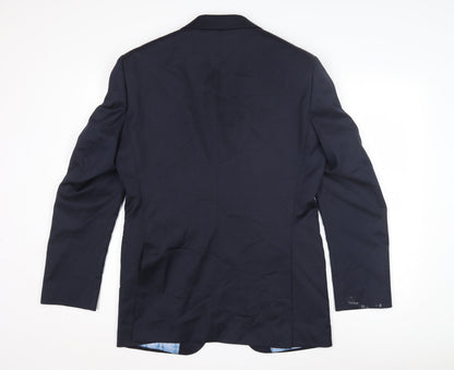 Mens UK Size 36 Marks and Spencer Regular Blue Suit Jacket