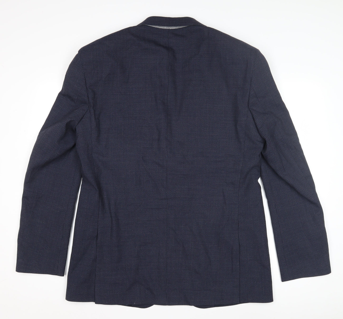 Mens UK Size 40 Marks and Spencer Regular Blue Suit Jacket