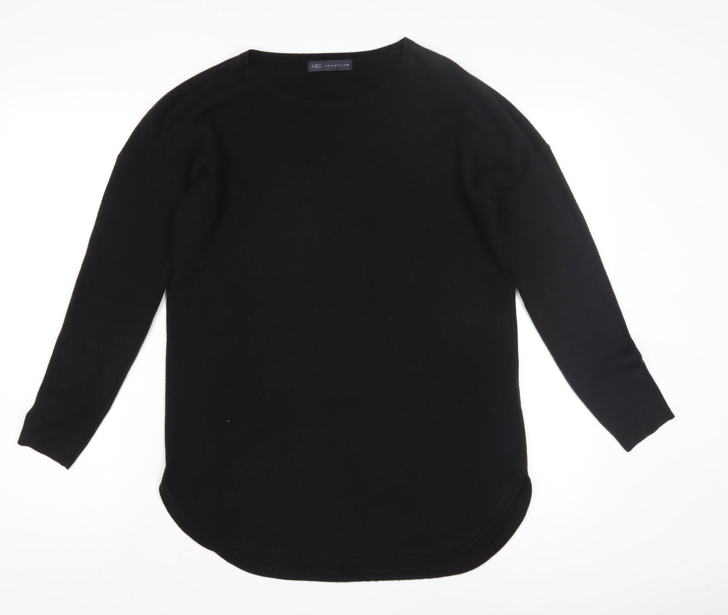 Womens UK Size 10 Marks and Spencer Black Pullover Jumper