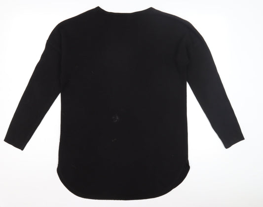 Womens UK Size 10 Marks and Spencer Black Pullover Jumper
