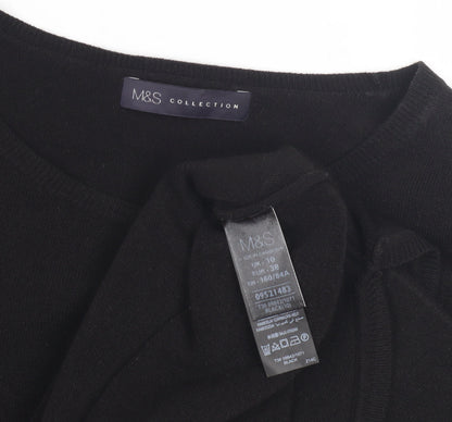 Womens UK Size 10 Marks and Spencer Black Pullover Jumper