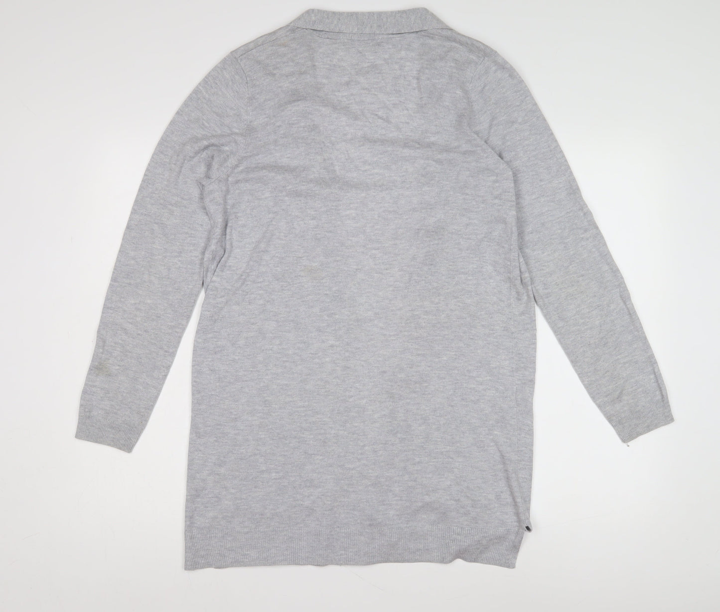 Womens UK Size M Dunnes Grey Cardigan Jumper