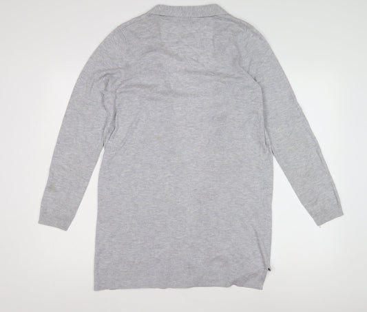 Womens UK Size M Dunnes Grey Cardigan Jumper