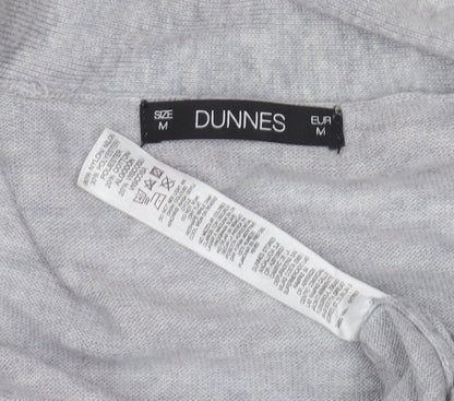 Womens UK Size M Dunnes Grey Cardigan Jumper