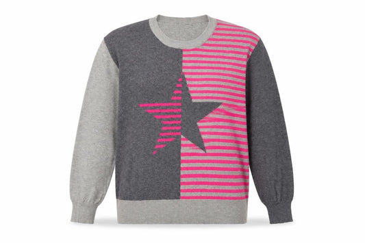 Womens UK Size L Pebble Bay Grey Pullover Jumper