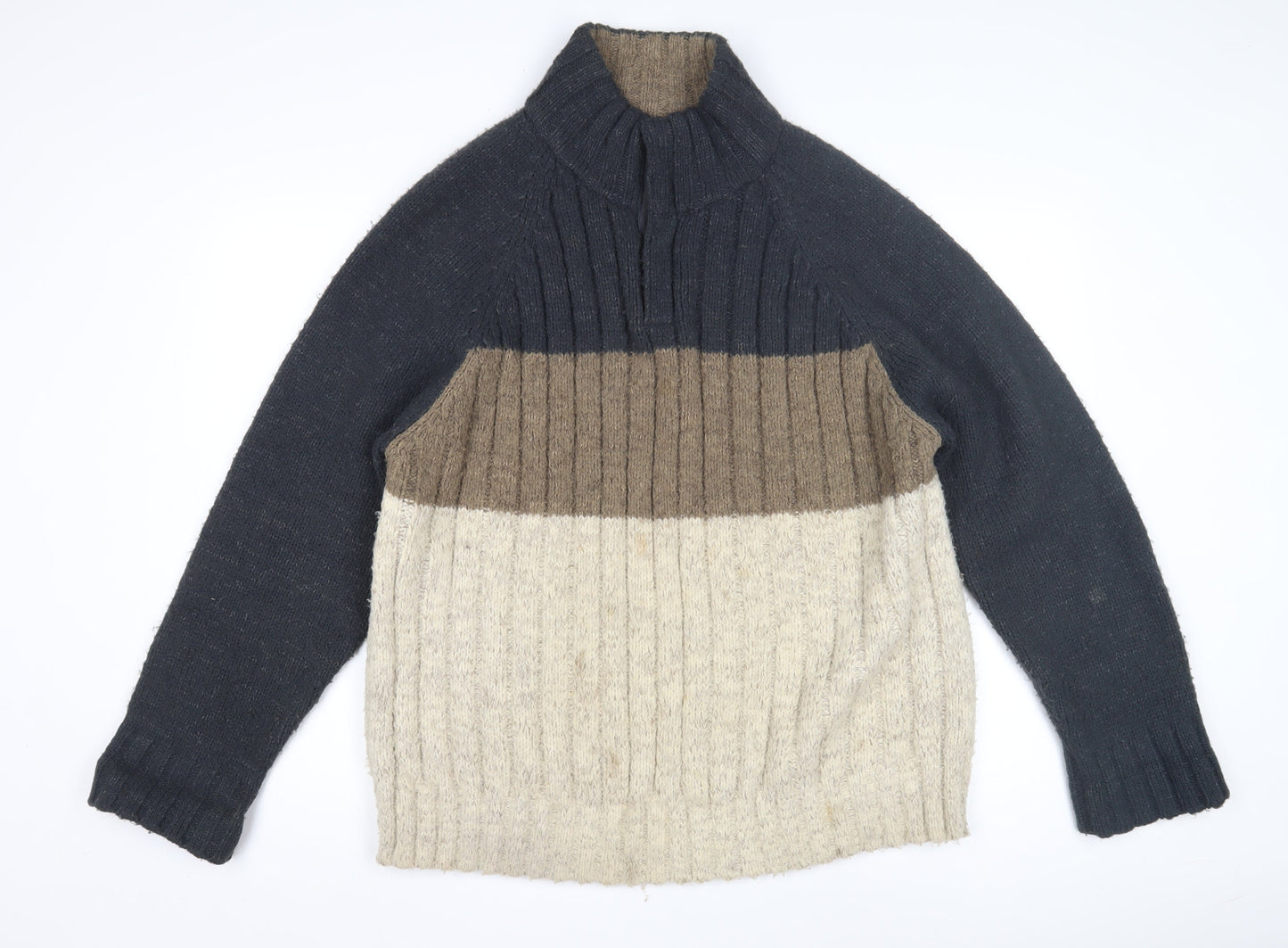 Marks and Spencer Men's Multicoloured Jumper, L