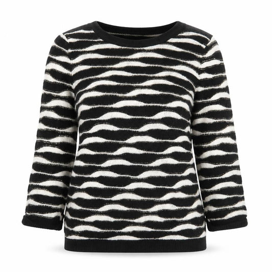 Womens UK Size S Damart Black Pullover Jumper
