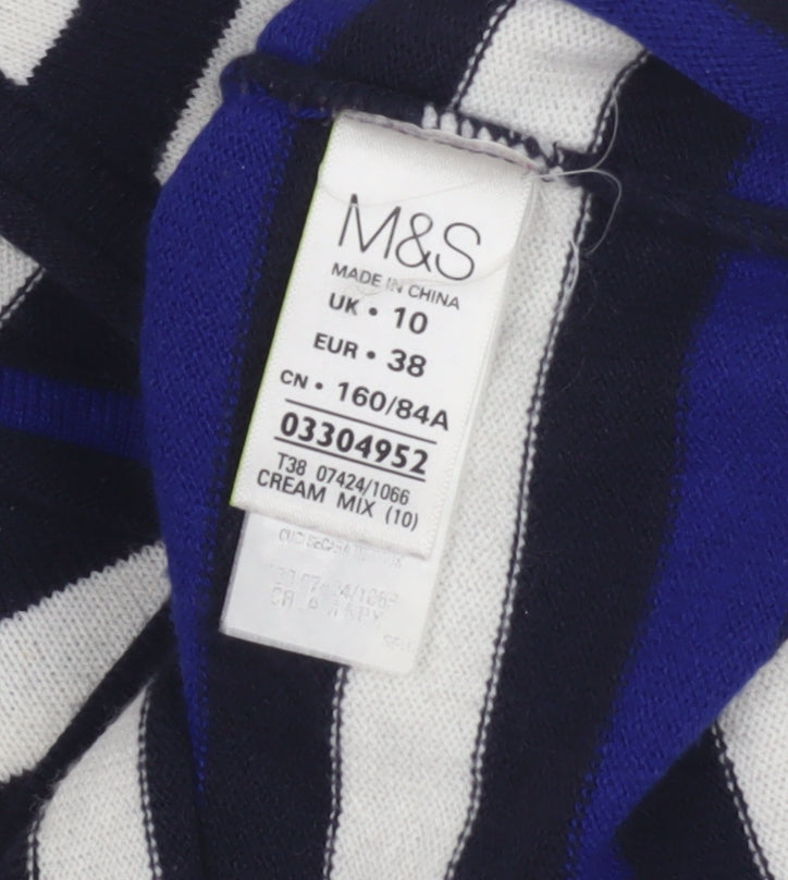Womens UK Size 10 Marks and Spencer Multicoloured Pullover Jumper