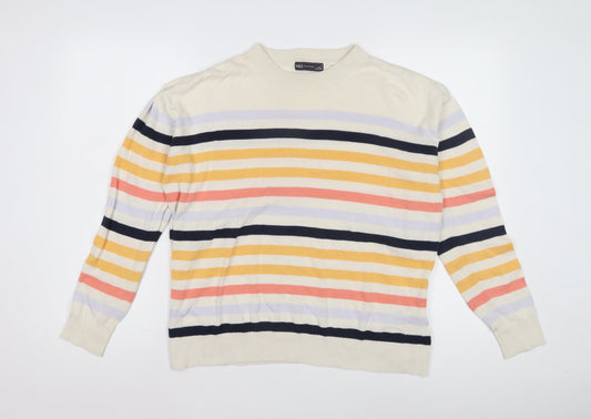 Womens UK Size M Marks and Spencer Multicoloured Pullover Jumper