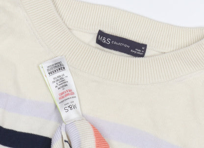 Womens UK Size M Marks and Spencer Multicoloured Pullover Jumper