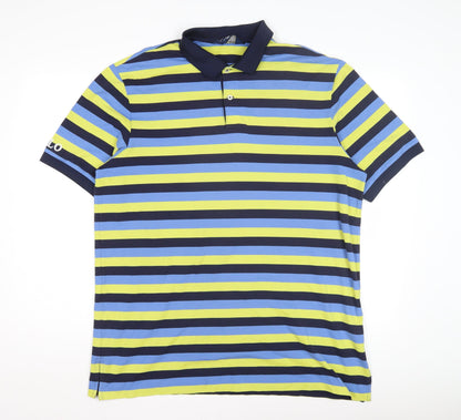 Ralph Lauren Men's Multicoloured XL Striped Polo