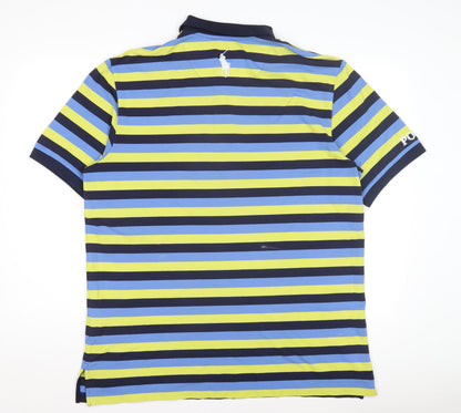 Ralph Lauren Men's Multicoloured XL Striped Polo