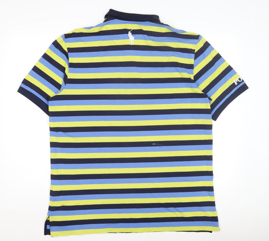 Ralph Lauren Men's Multicoloured XL Striped Polo