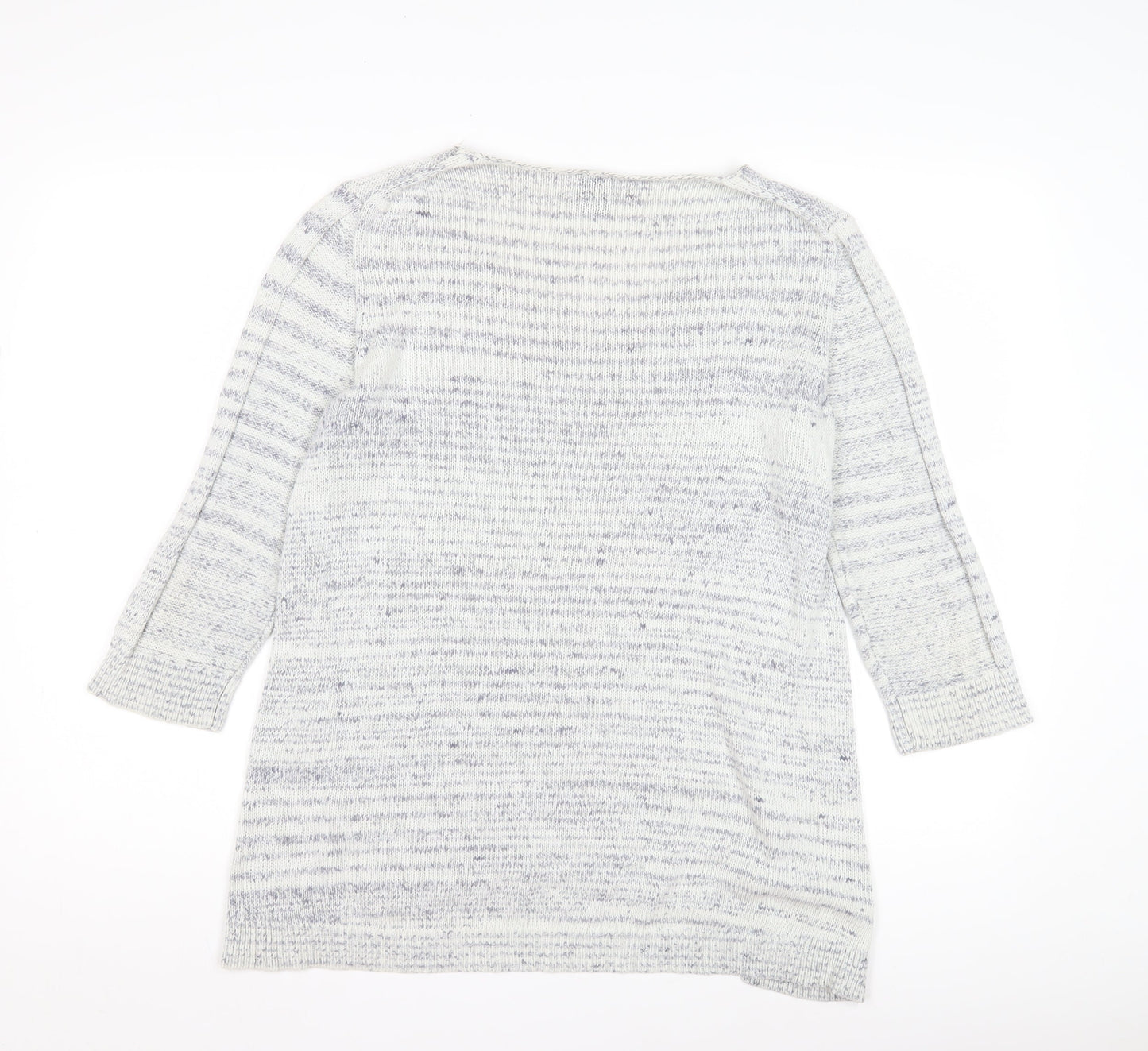 GAP Women's Multicoloured Striped Pullover Jumper M