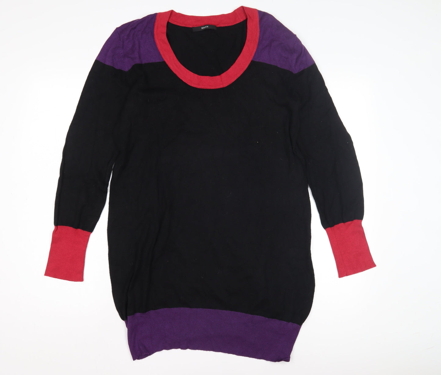 Womens UK Size 18 South Multicoloured Pullover Jumper