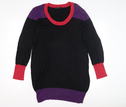 Womens UK Size 18 South Multicoloured Pullover Jumper