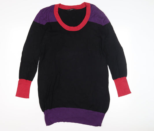 Womens UK Size 18 South Multicoloured Pullover Jumper