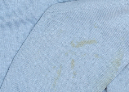 Marks and Spencer Men's Blue V-Neck Pullover Jumper L