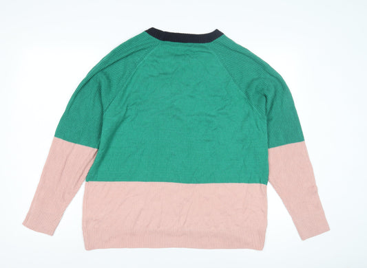 Womens UK Size M NEXT Green Pullover Jumper