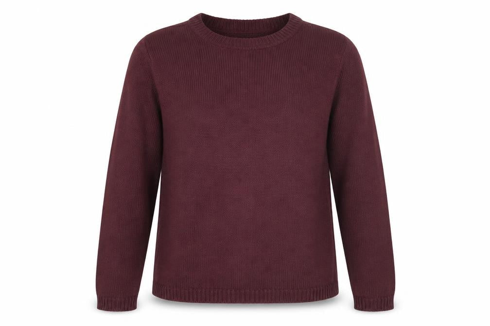 Bonmarché Women's Purple Cable-Knit Jumper, Size S, Crew Neck