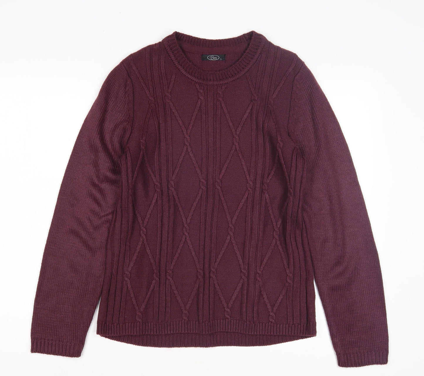 Womens UK Size S BM Purple Pullover Jumper