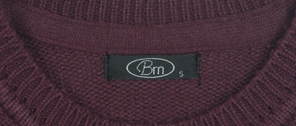 Womens UK Size S BM Purple Pullover Jumper