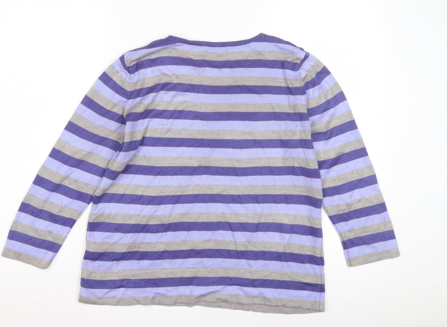 Womens UK Size M BM Purple Pullover Jumper