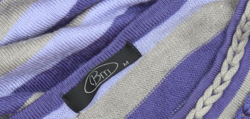 Womens UK Size M BM Purple Pullover Jumper