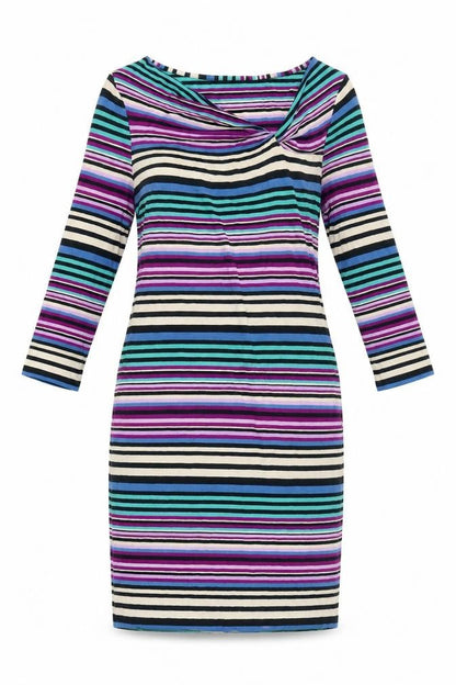 Phase Eight Women's Multicoloured Striped Dress Size 10