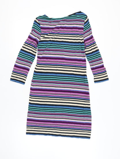 Phase Eight Women's Multicoloured Striped Dress Size 10