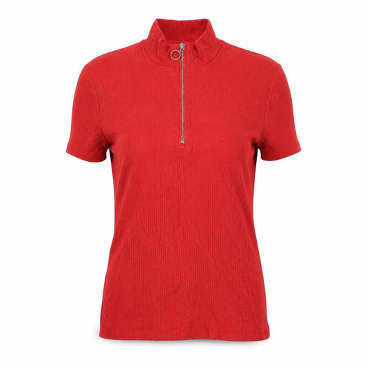 Womens UK Size S Hollister Red Jersey T-Shirt
