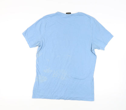 Mens UK Size M Barbour Blue  T-Shirt