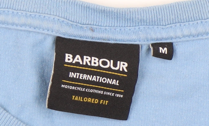 Mens UK Size M Barbour Blue  T-Shirt