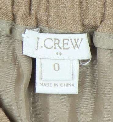J.Crew Women's Beige Wool A-Line Skirt Size 4