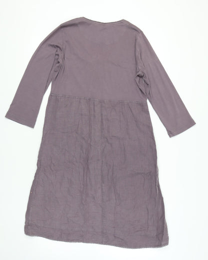 Sandwich Women's Purple Long Sleeve Dress L