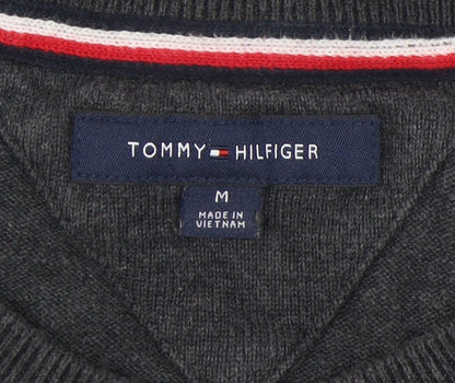 Tommy Hilfiger Men's Grey Crew Neck Jumper Size M