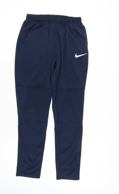 Nike Blue Dri-Fit Gym Trousers - Unisex S