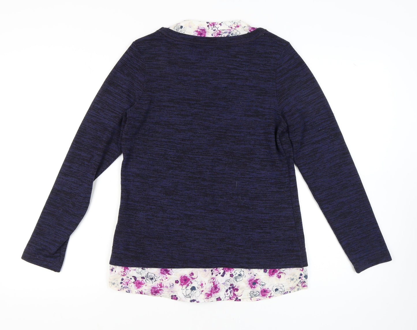 Womens UK Size 10 Marks and Spencer Blue Pullover Jumper
