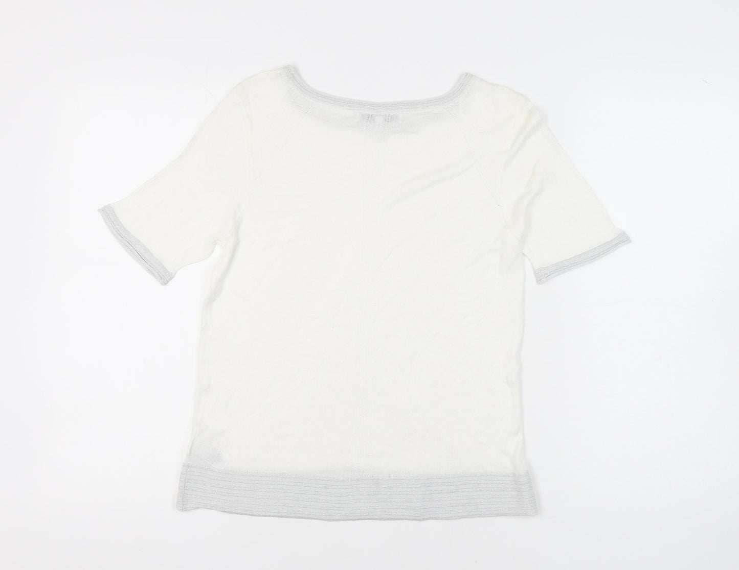 Womens UK Size 10 NEXT Ivory Pullover Jumper