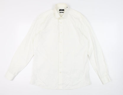 Mens UK Collar Size 16 NEXT Smart White  Dress Shirt