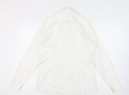 Mens UK Collar Size 16 NEXT Smart White  Dress Shirt