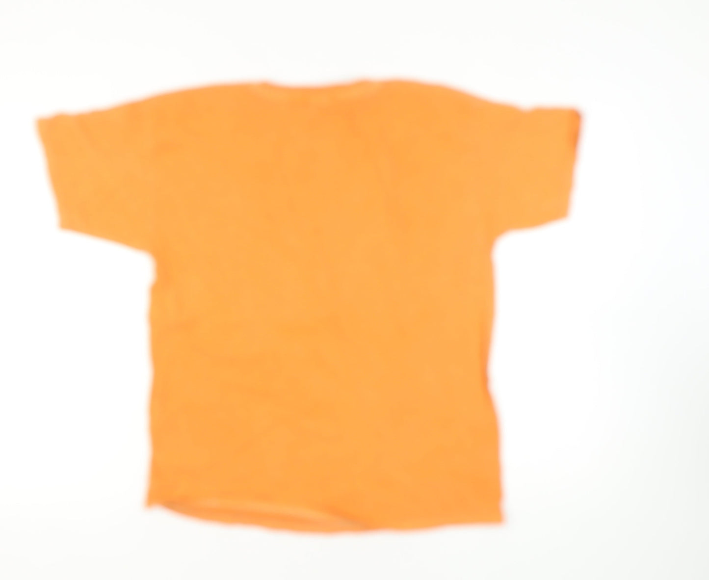 PrettyLittleThing Women's Orange Cotton T-Shirt S