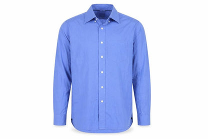 Gap Men's Blue Classic Fit Button-Up Shirt, S
