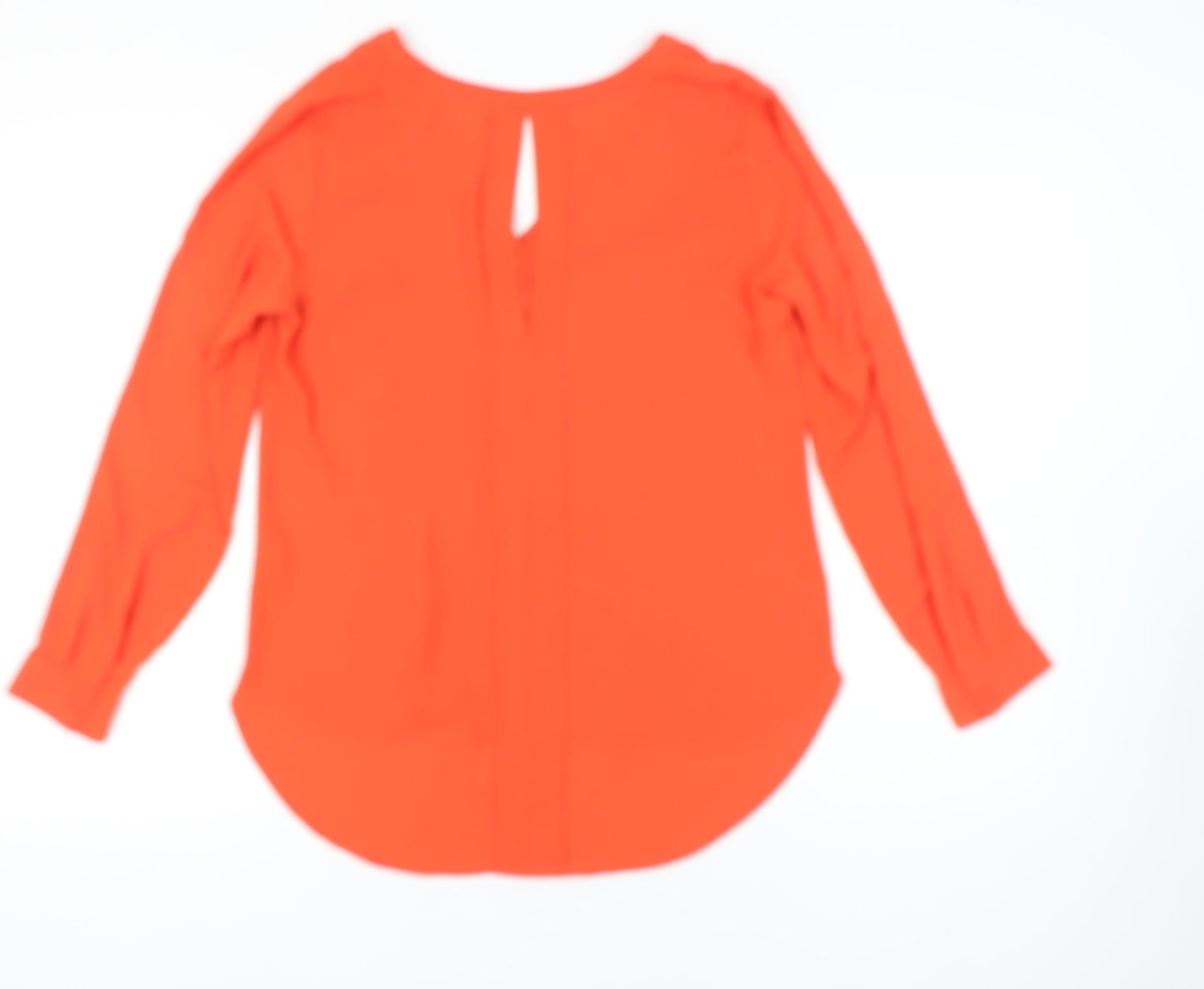 Womens UK Size 10 Marks and Spencer Orange  Blouse