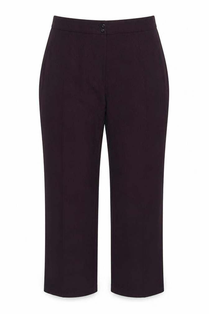 Womens UK Size 20 Isle Classic Fit  Black Trousers