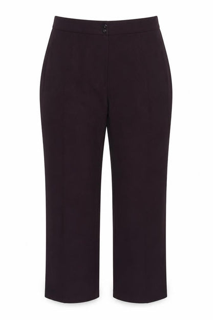 Womens UK Size 20 Isle Classic Fit  Black Trousers
