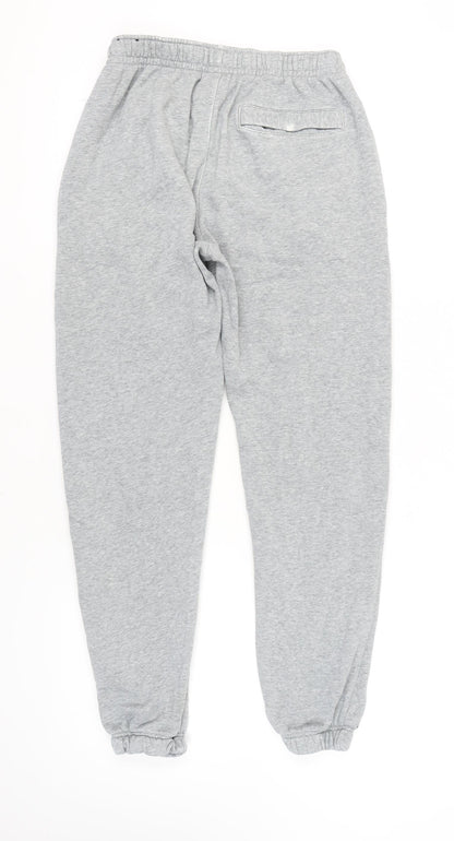 Nike Men's Grey Jogger Trousers, Size S, Elastic Waist
